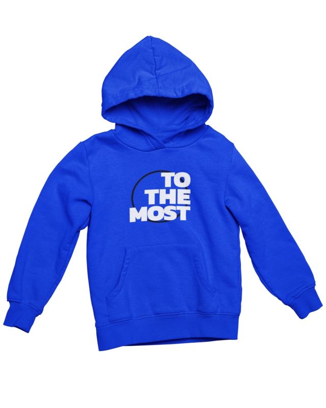 ToTheMost... Unisex Pullover Hoodie - &quot;Big Circle&quot; ROYAL