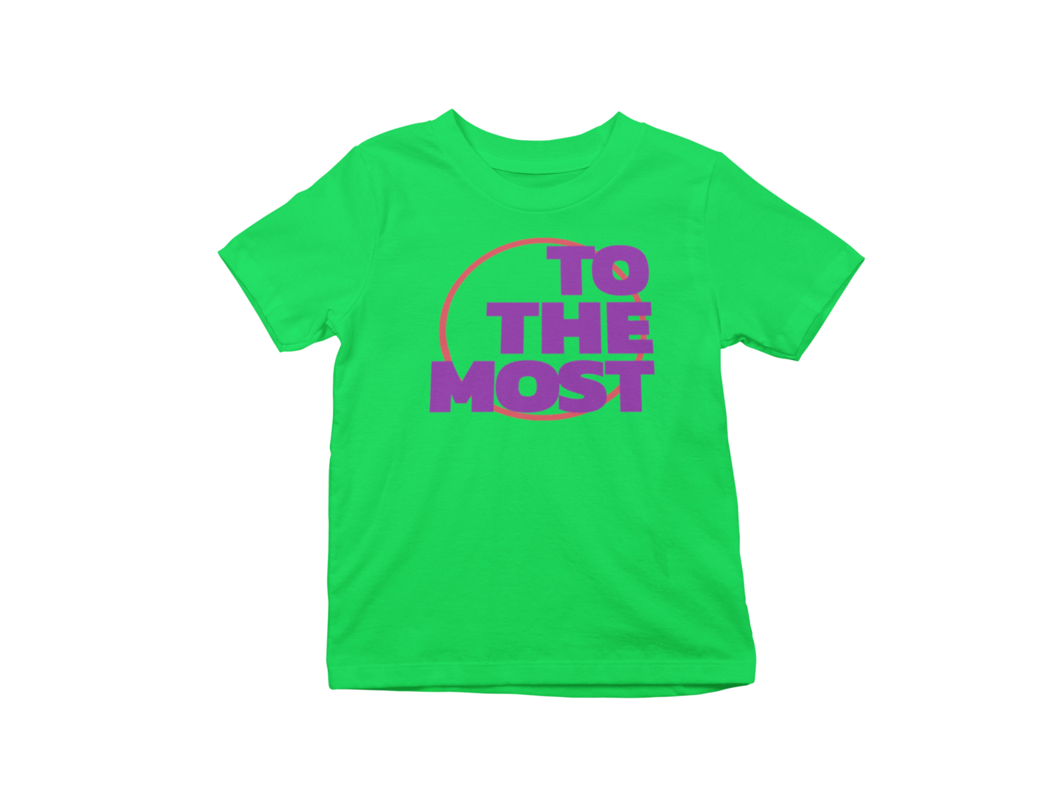 ToTheMost... &quot;Big Circle&quot; Unisex Children&#39;s T-Shirt GREEN