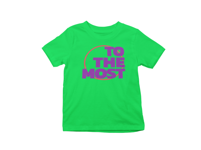 ToTheMost... &quot;Big Circle&quot; Unisex Children&#39;s T-Shirt GREEN