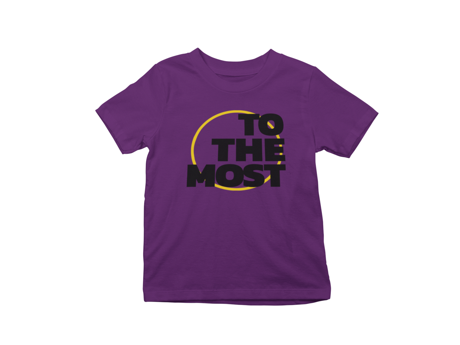 ToTheMost... &quot;Big Circle&quot; Unisex Children&#39;s T-Shirt PURPLE