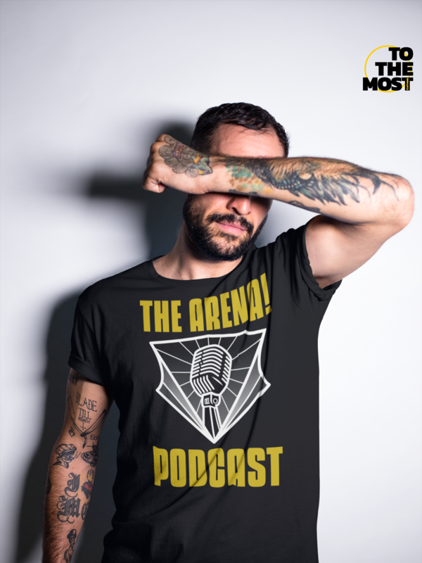 The Arena! Podcast T-shirt