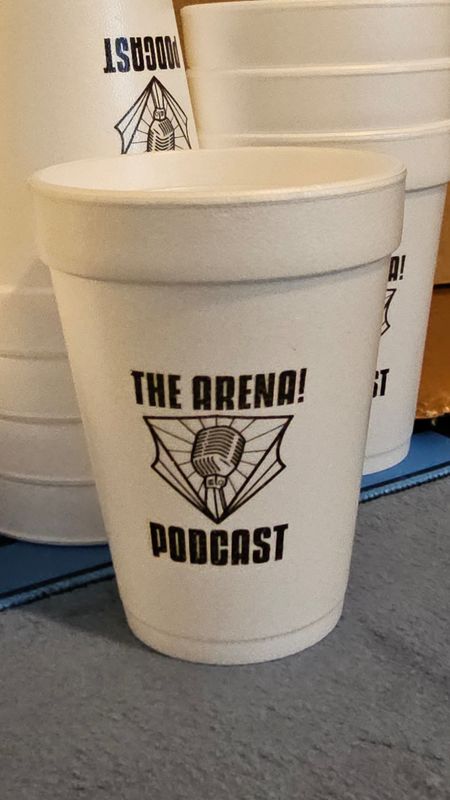 The Arena! Podcast 14oz Styrofoam Cups