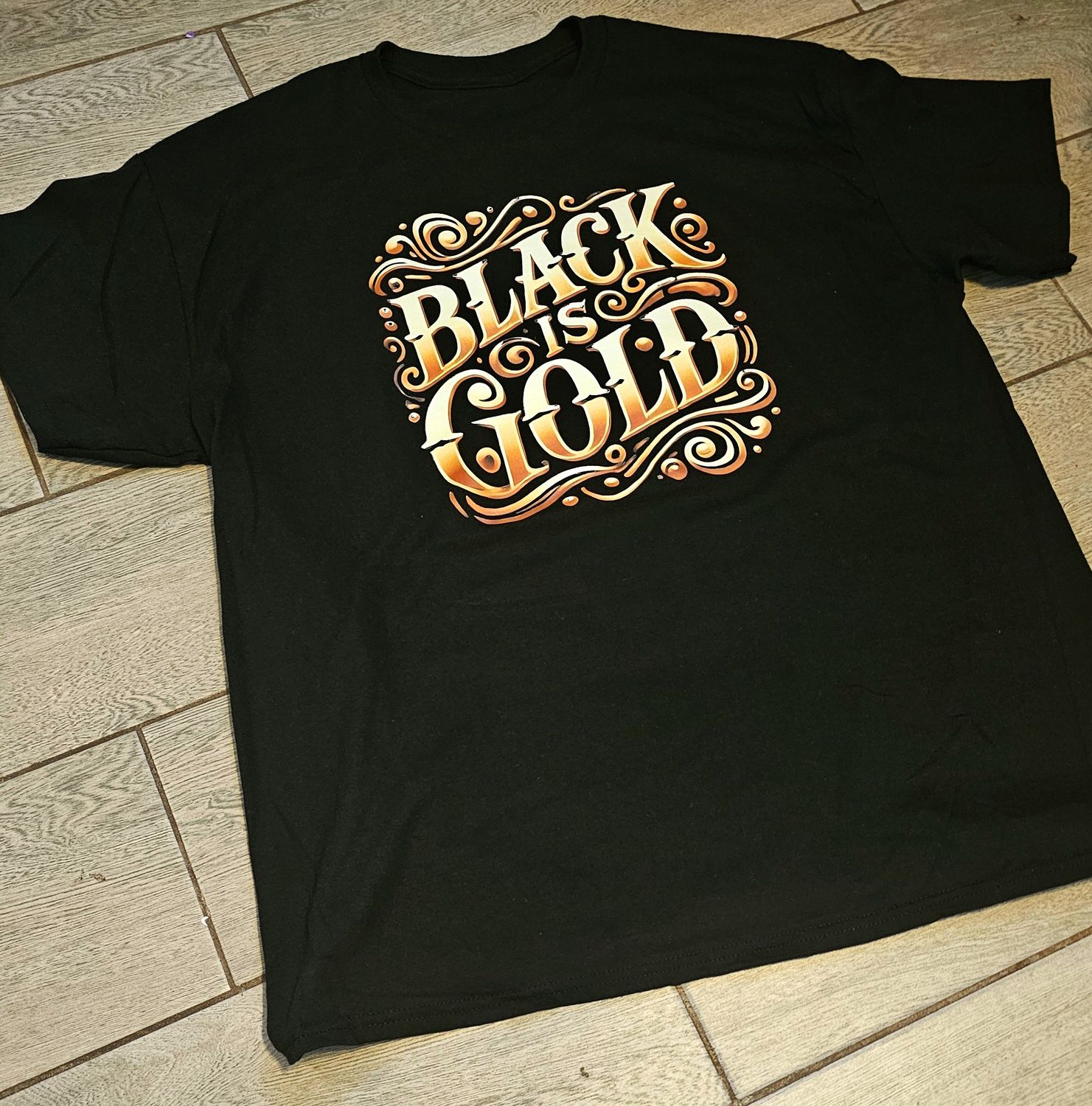 ToTheMost... "Black Is Gold" TShirt Unisex