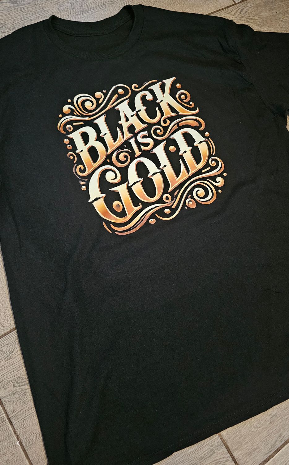ToTheMost... "Black Is Gold" TShirt Unisex