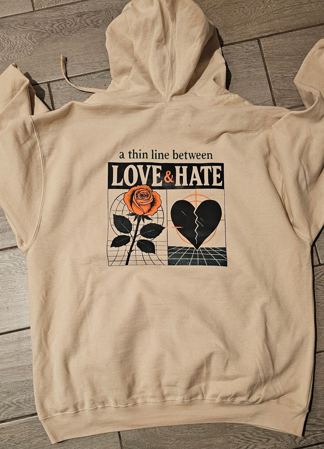 ToTheMost... "Love Hate 2025" Pullover Hoodie