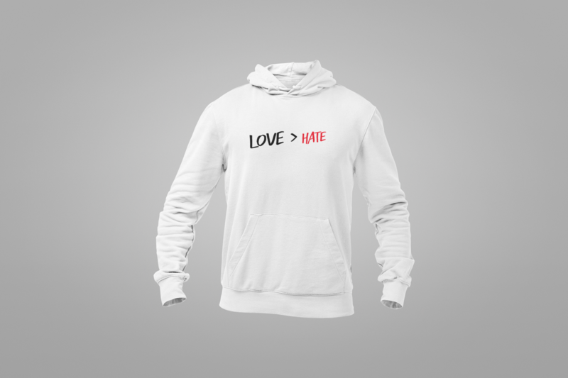 ToTheMost... Unisex Pullover Hoodie - "Love Wins "