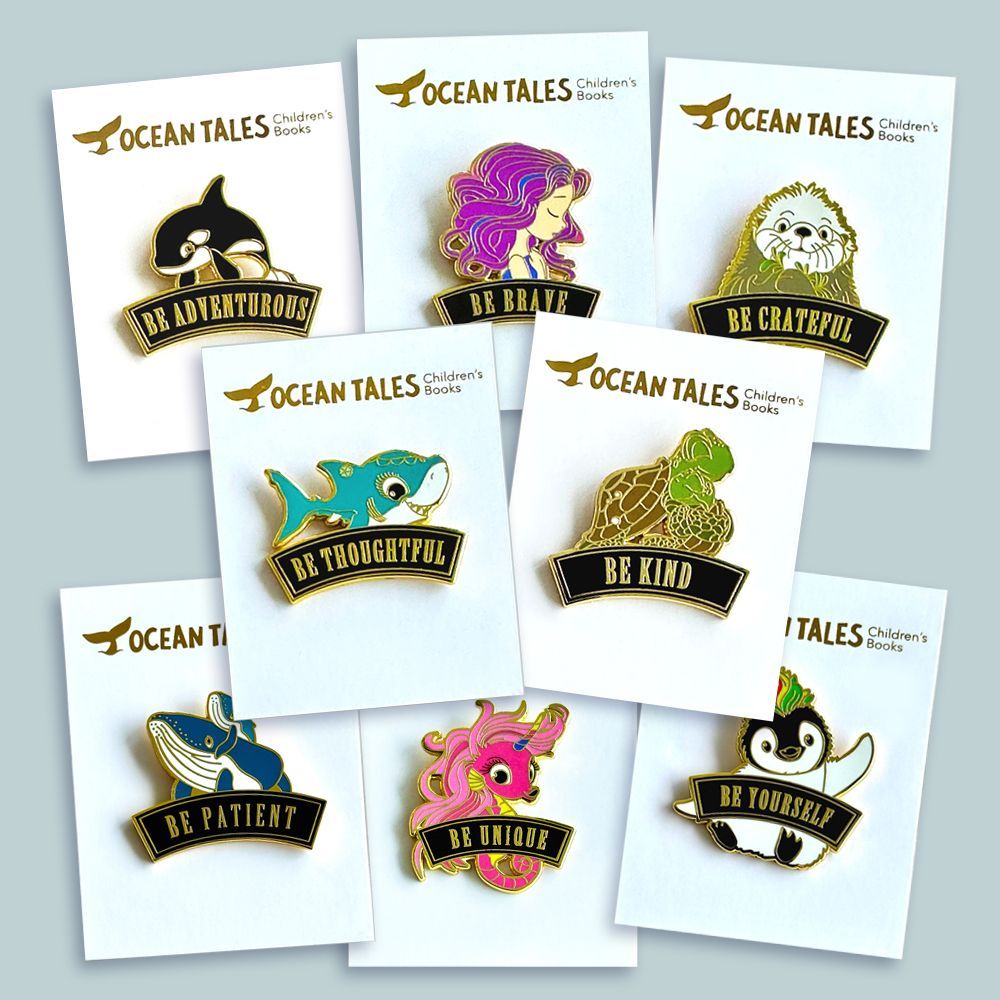 ENAMEL PINS (Set of 8) ENAMEL PINS (Set of 8)
