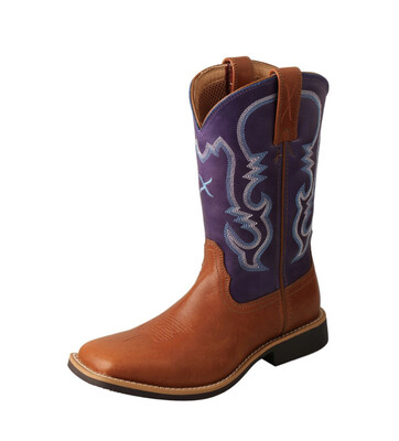 Twisted X Purple Top Hand Boots