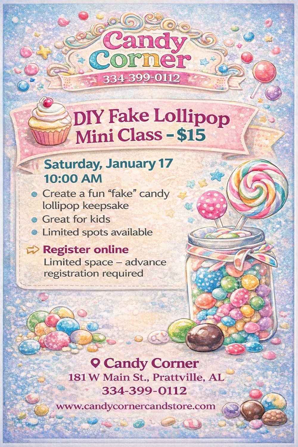 DIY Giant Lollipop  Workshop