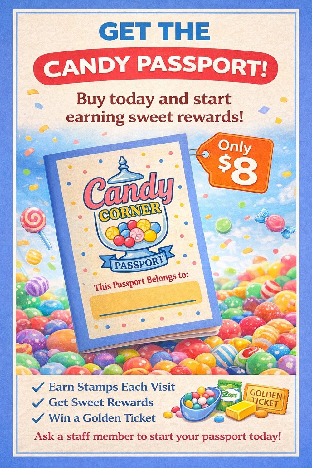 Candy Corner Candy Passport