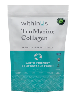 COMPOSTABLE POUCH withinUs TruMarine™ Collagen - 80 servings