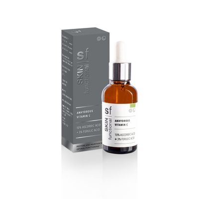Anhydrous Vitamin C - Anti-Oxidant Complexion Firmer (10% Ascorbic Acid + 3% Ferulic Acid) 30 ml