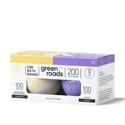 CBD Bath Bomb Duo - CALMING & PEACE - 200mg CBD Bath Bomb Duo - CALMING & PEACE - 200mg