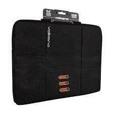 Volkano Latitude Laptop Sleeve 13" to 14.1" - Black/Orange