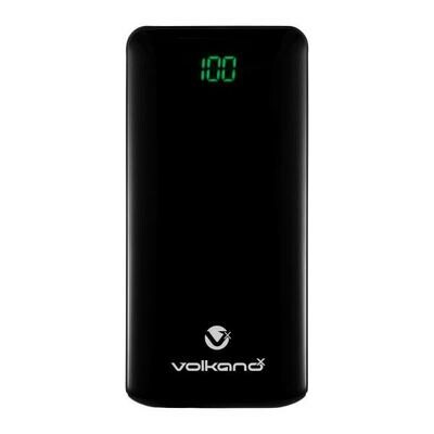 VolkanoX Sleek Series 20,000 mAh Li-Ion Powerbank with LCD Display - Black