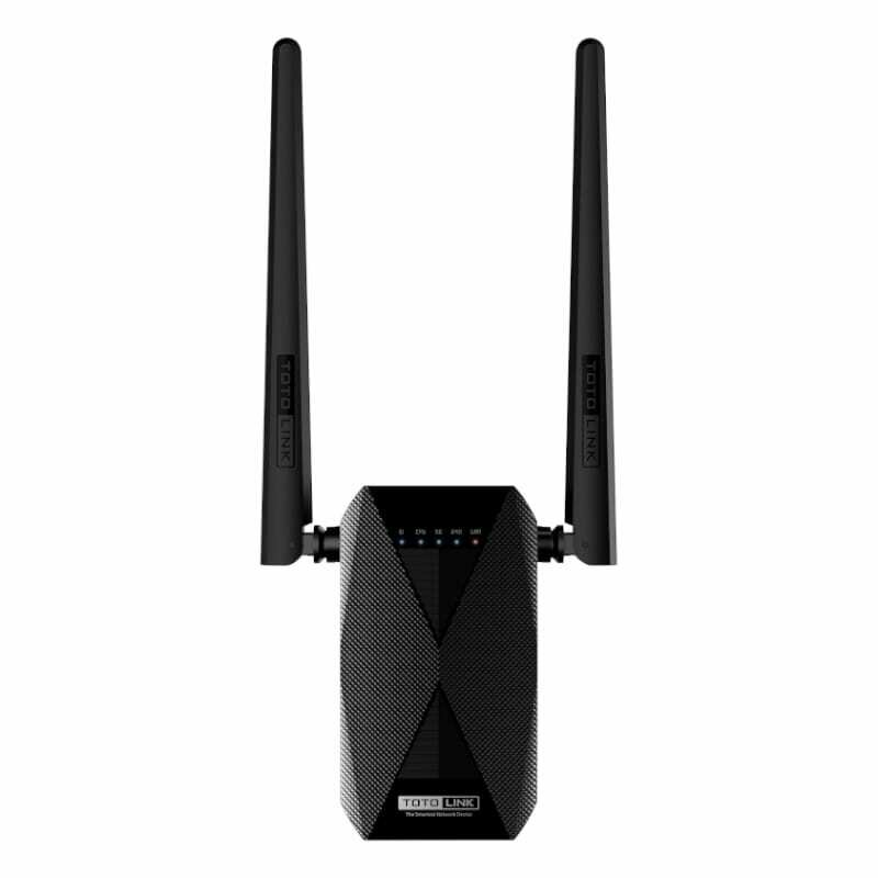 TOTOLINK EX1200T Dual-Band Wi-Fi 2.4GHz + 5 GHz,1 x WAN Port Plug Mounted Range Extender