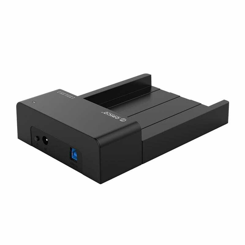 Orico 1 Bay USB3.0 2.5 / 3.5 HDD,SSD Horizontal Dock - Black
