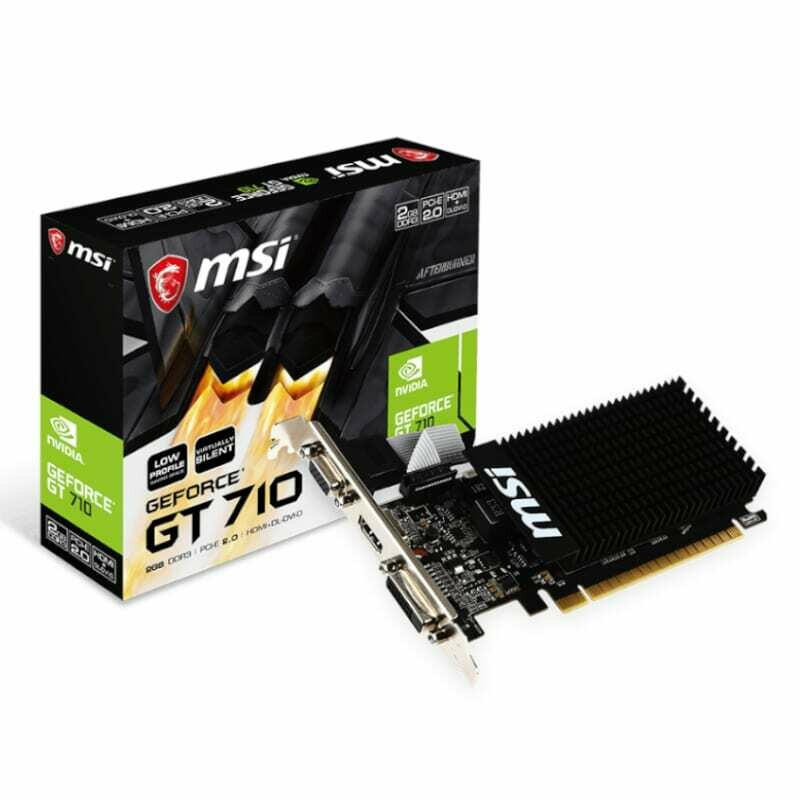 MSI Nvidia GeForce GT 710 2GD3H LP 2GB GDDR3 64-BIT Graphics Card