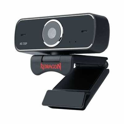 Redragon FOBOS 720p,68.6 FOV,Mount Bracket,30 FPS PC Webcam - Black