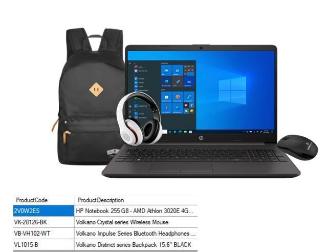 HP Notebook 255 G8 AMD Athlon 4GB 500TB HDD 15.6"