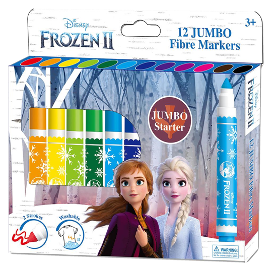 Frozen 12Pc Jumbo Fibre
Markers