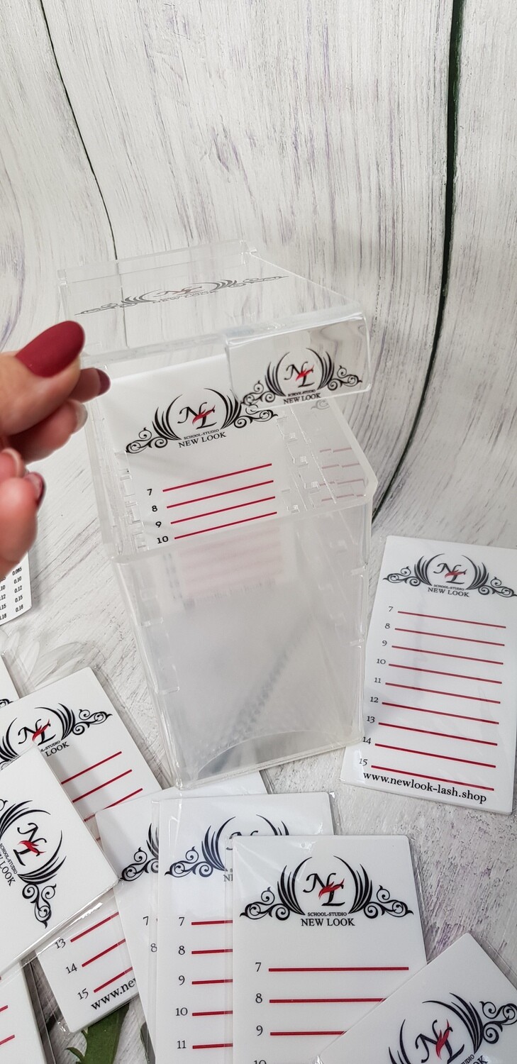 Lash Box/ Aufbewahrungsbox mit 10 Platten