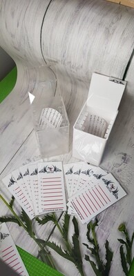 Lash Box/ Aufbewahrungsbox mit 5 Platten