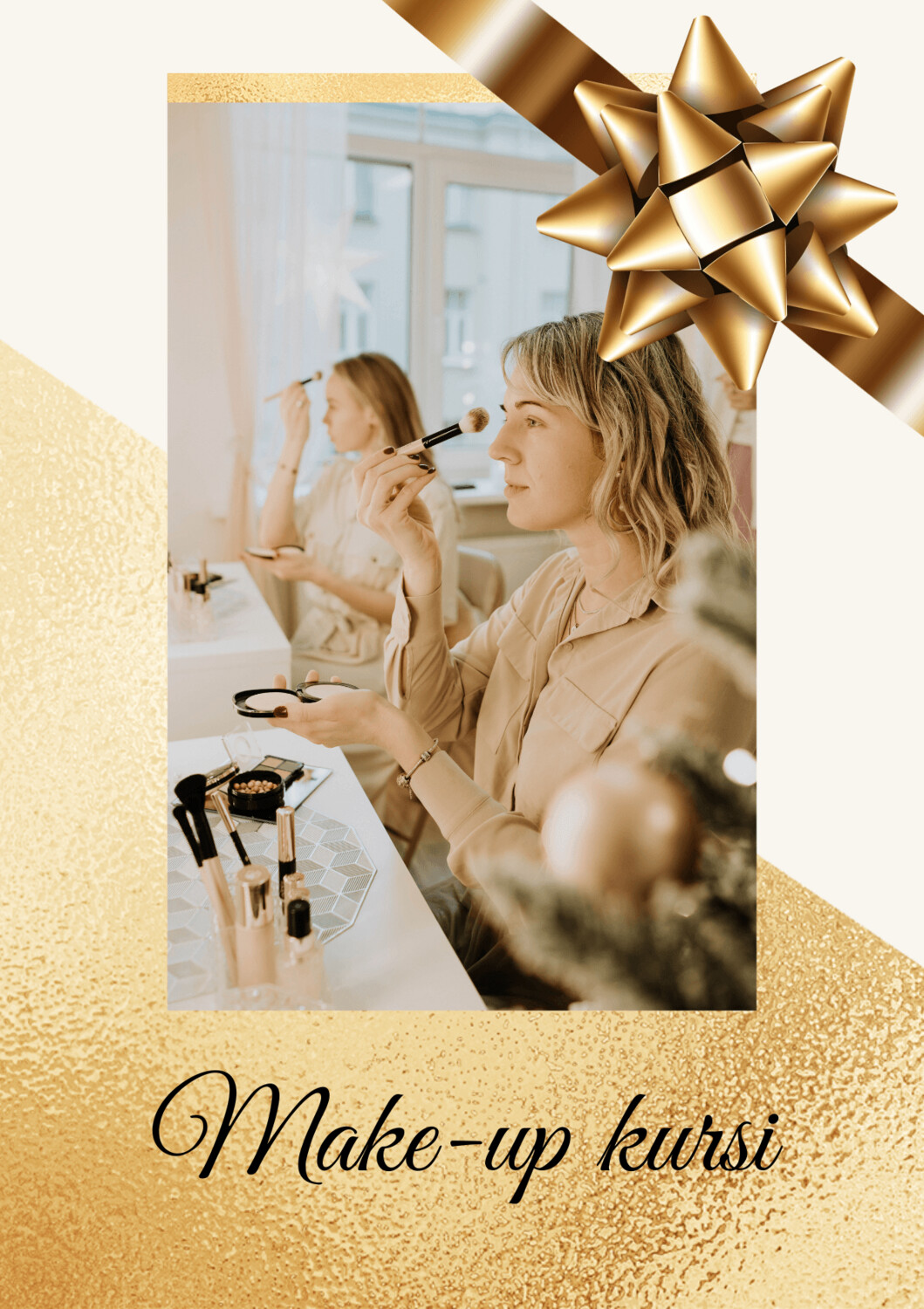 Divu dienu Make-Up apmācības “Sejas kopšana + Dienas grims + Vakara grims”