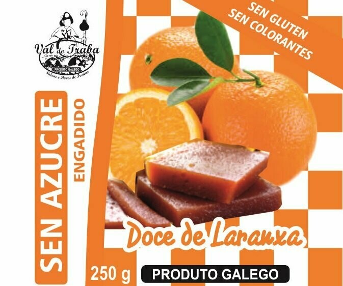 Dulce de Naranja Sin Azúcar Añadido 250grs