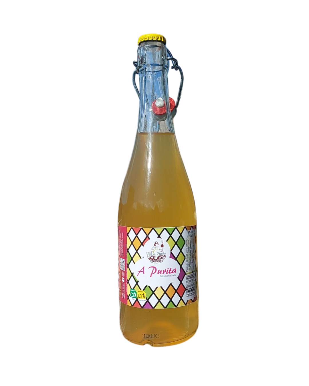 Sidra Aromatizada con  citricos e especies "A Purita" 75cl