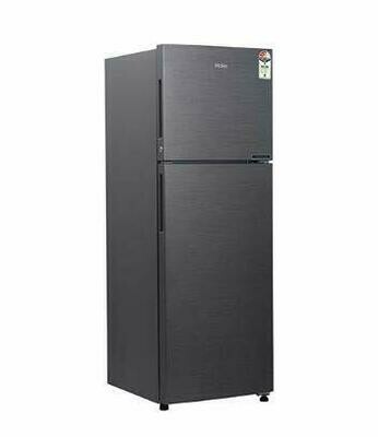 Haier 258 L Frost Free Double Door 3 Star Convertible Refrigerator (Brushline Silver, HRF-2783BS-E)