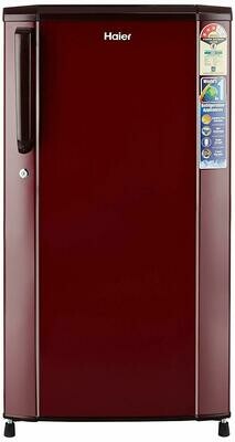 Haier 170 L3 Star Direct Cool Single Door Refrigerator(HRD-1703SR-R/HRD-1703SR-E, Burgundy Red)