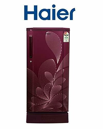 Haier 181 L 3 Star (2019) Direct Cool Single Door Refrigerator (HRD-1813PRO-E, Red Ornate)