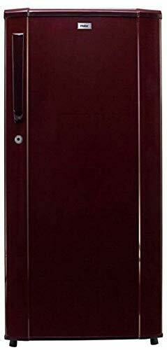 Haier 190 L 3 Star Direct-Cool Single-Door Refrigerator (HRD-1903BBR-E, Red)