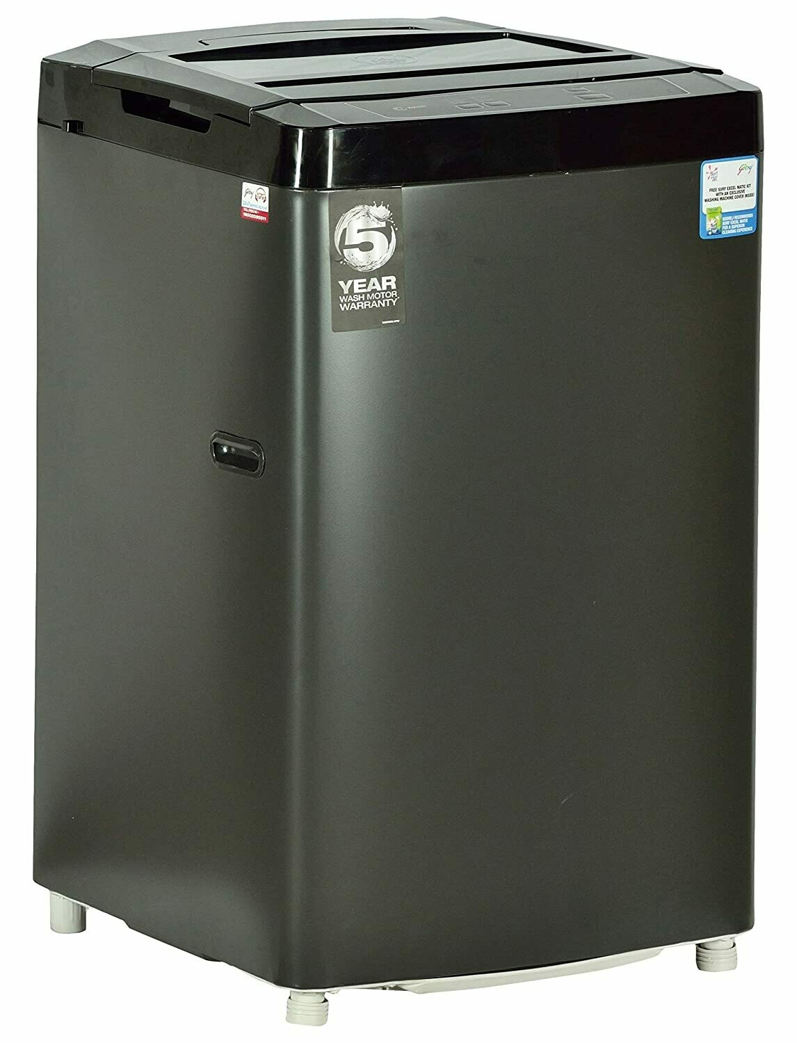 Godrej 6.5 kg Fully-Automatic Top Loading Washing Machine (WTA Eon 650 CI, Graphite Grey)