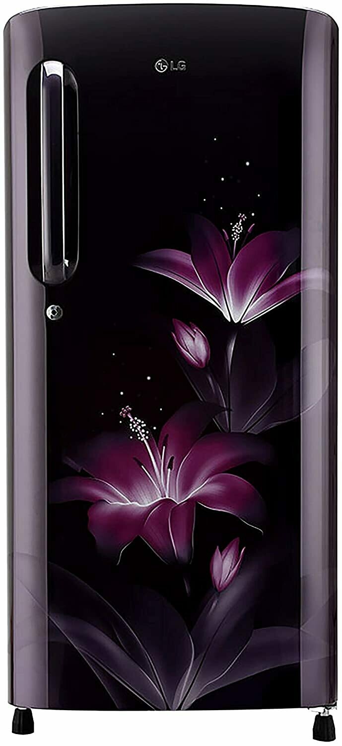 LG 190 L 4 Star Inverter Direct-Cool Single Door Refrigerator (GL-B201APGY, Purple Glow)