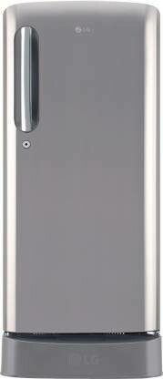 LG 190 L 4 Star Inverter Direct Cool Single Door Refrigerator (GL-D201APZY, Shiny Steel)