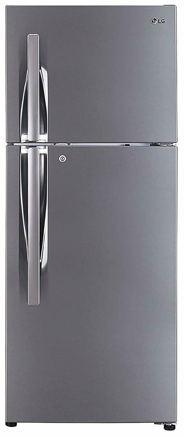 LG 260 L 3 Star Frost Free Double Door Refrigerator (GL-I292RPZL, Shiny Steel, Smart Inverter Compressor)