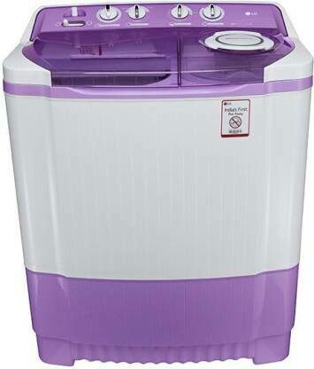 LG 7.5 kg Semi Automatic Top Load Purple