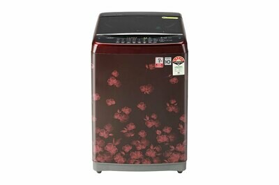 LG 7.0 Kg, 5 Star, Jet Spray+, Turbodrum, 10 Water Level Selection, Air Dry, Color: Floral Red