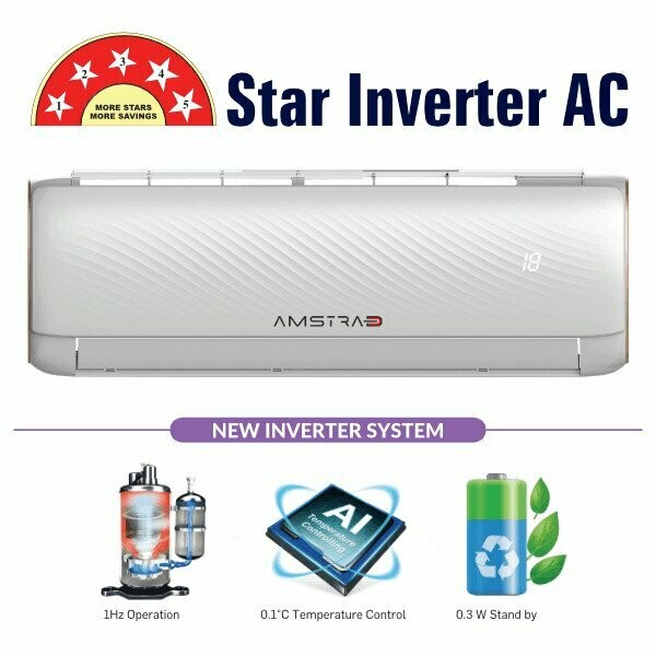 Amstrad 5 Star Energy Saving Air Conditioner