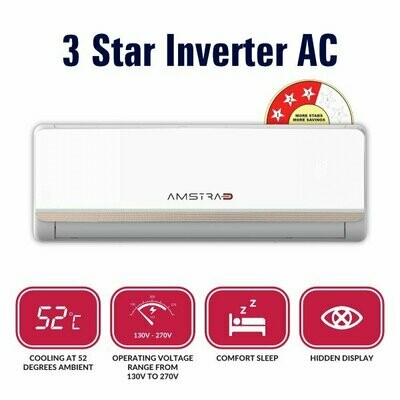 Amstrad 3 Star Energy Saving Inverter Air Conditioner AM25PI3-Gold