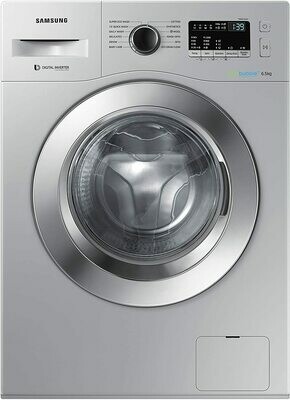Samsung 6.5 kg Fully-Automatic Front Loading Washing Machine (WW65M224K0S/TL, Silver)