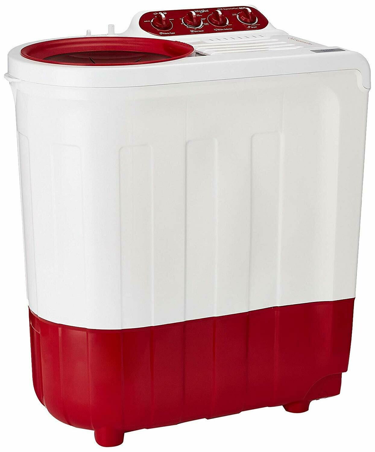 Whirlpool 7.2 Kg Semi-Automatic Top Loading Washing Machine (ACE SUPREME PLUS 7.2, Coral Red, Ace Wash Station)