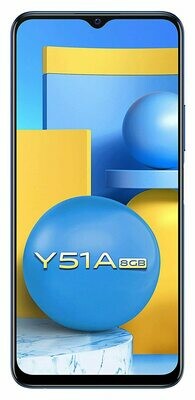 Vivo Y51A (Titanium Sapphire, 8GB, 128GB Storage)