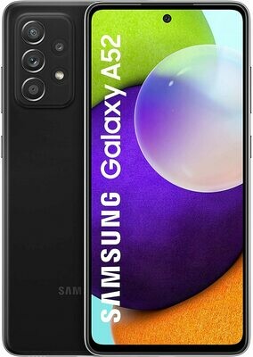 Samsung Galaxy A52 (Black, 6GB RAM, 128GB Storage)