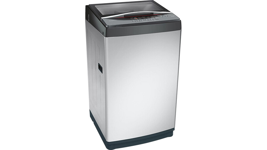 Bosch | Top Loading Washing Machine with EcoSilence Drive | Silver | 6.5 Kg | 680 rpm