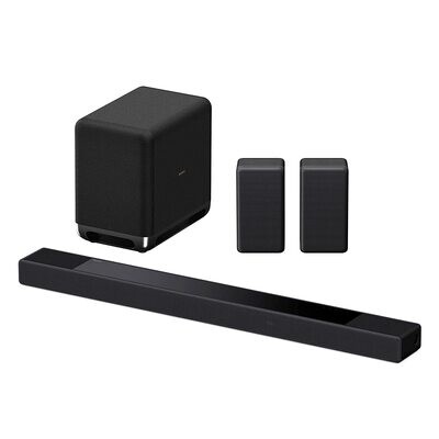 Sony HT-A7000 9.1.2ch 8k/4k Dolby Atmos Soundbar Home Theater System with 360 SSM and Wireless subwoofer SA-SW5 and Rear Speaker SA-RS3S