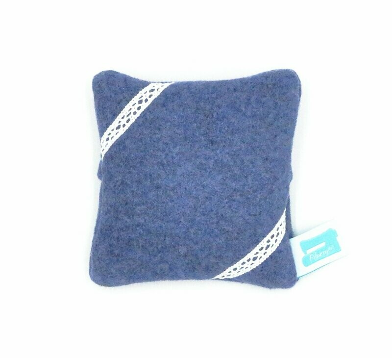 Hand Warmer / Cold Pack Fleece Blue with Lace Hand Warmer / Cold Pack Fleece Blue with Lace