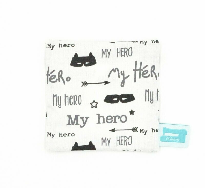 Hülle Hülle "My Hero" für Handwärmer / Kältekissen